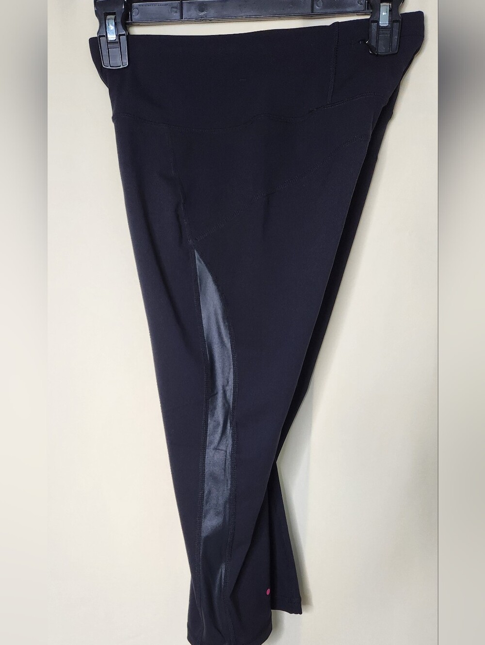 Sweaty Betty Sz Small Black Capri Leggings Waist 13/Rise 8.5/Length 17 Exc Cond